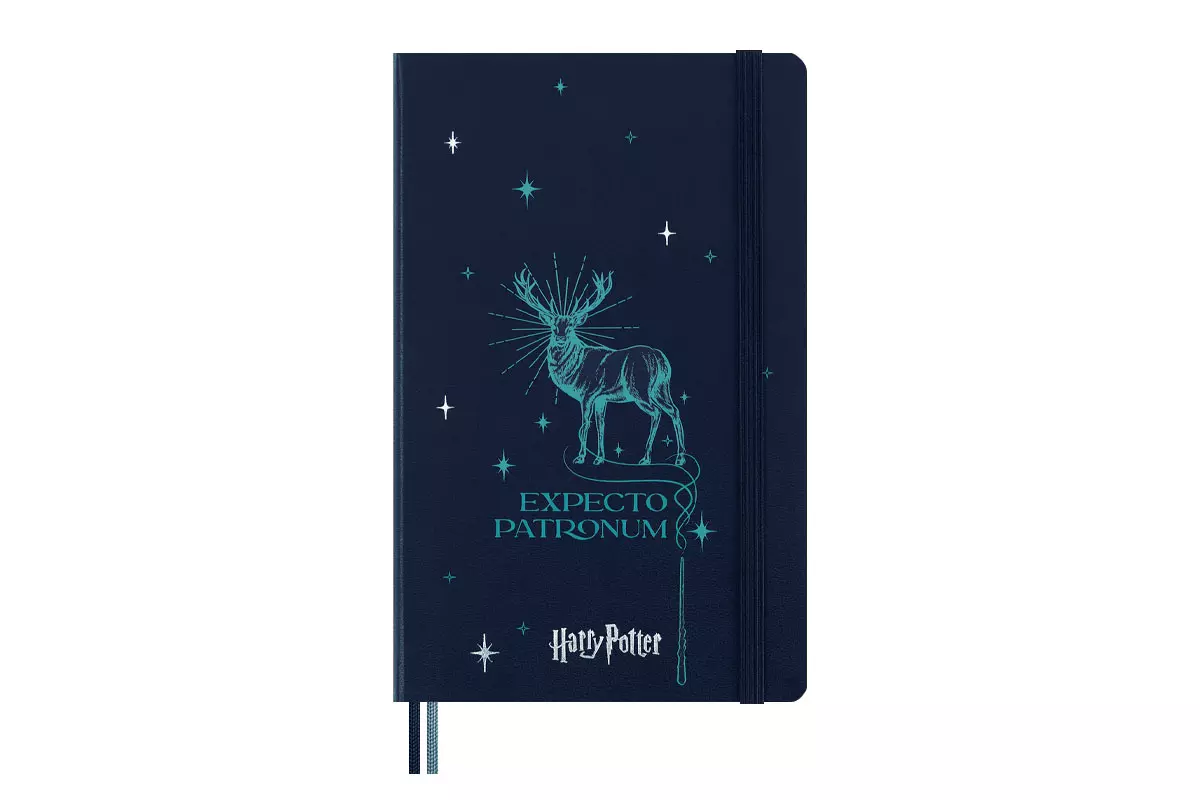 Een Moleskine Harry Potter Expecto Patronum Large Ruled Notebook LE koop je bij Moleskine.nl